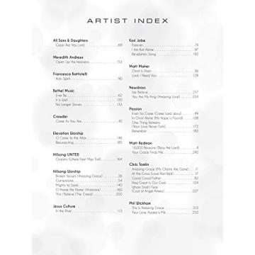 Modern Worship Song Collection for Piano Vocal Guitar