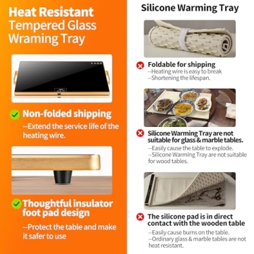 Elegant Electric Warming Tray XXL for Parties and Gatherings