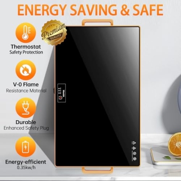 Elegant Electric Warming Tray XXL for Parties and Gatherings