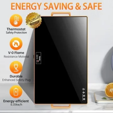 Elegant Electric Warming Tray XXL for Parties and Gatherings