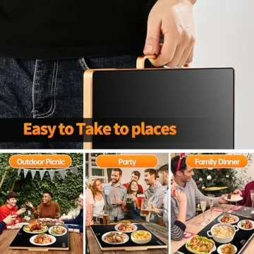 Elegant Electric Warming Tray XXL for Parties and Gatherings