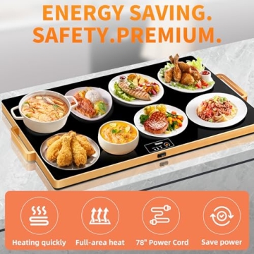 Elegant Electric Warming Tray XXL for Parties and Gatherings