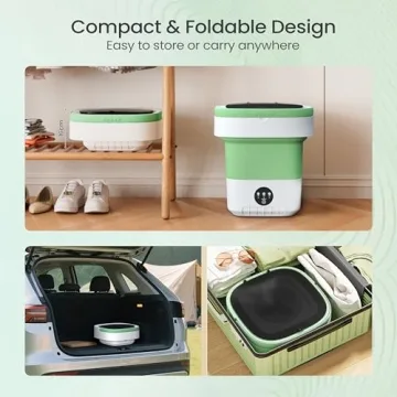 Portable Washing Machine - 16L Foldable Mini Washer