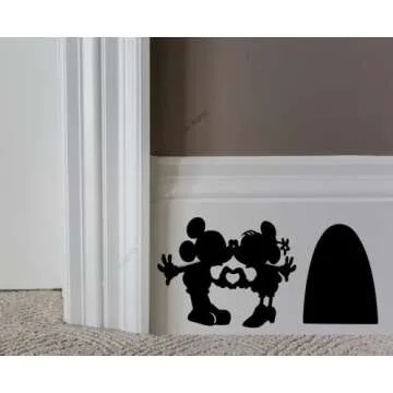 Fun Mouse Decals for Festive Home Decor - Set of 2