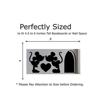 Charming Mouse Decals for Whimsical Home Decor