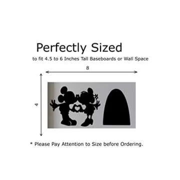 Charming Mouse Decals for Whimsical Home Decor