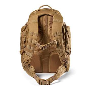 5.11 Tactical Backpack – Rush 72 2.0 – Pack and Laptop Compartment, 55 Liter, Large, Style 56565...