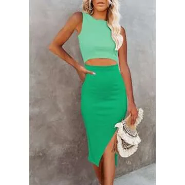 Buy Pink Queen Women's Cutout Bodycon Midi Dress