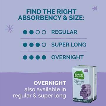 Seventh Generation Ultra Thin Pads, Overnight with Wings - 28 Count