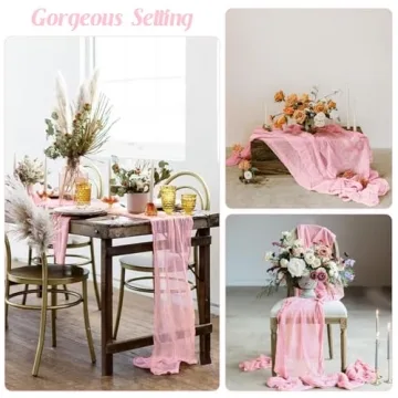 Elegant Cheesecloth Table Runners for Any Occasion