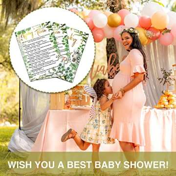 Woodland Baby Shower Games - Trivia 30-Pack for Celebrations
