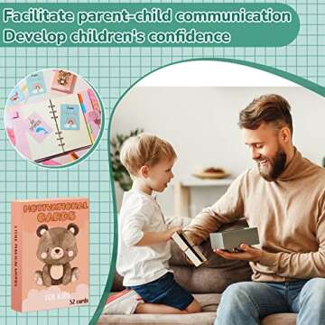 Set of 52 Kids Affirmation Flash Cards Motivational Phrase Meditation Gifts Positive Daily Affirmation Cards for Self Esteem Mindfulness Empowering and Award Focus Relaxation, 2.5 x 3.5 Inch