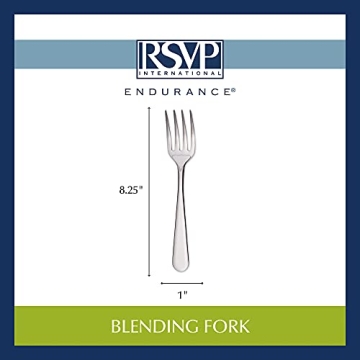 RSVP Stainless Steel Blending Fork for Efficient Baking