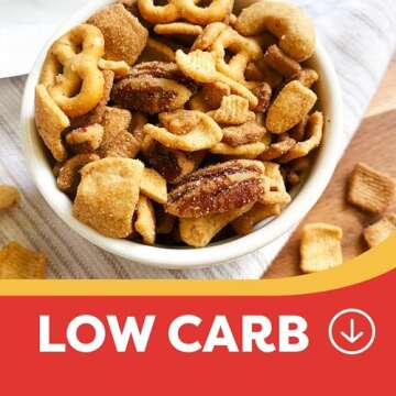 Catalina Crunch Mix Traditional High Fiber Protein Snack Mix | Low Carb, Protein, Keto Snacks, Pack Of 3