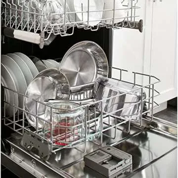 T-fal Performa Stainless Steel Sauce Pan with Lid 3 Quart, Induction Compatible, Oven Broiler Safe 500F, Multipurpose Handy Saucepan, Kitchen Small Pot, Pots and Pans, Cookware, Dishwasher Safe Silver