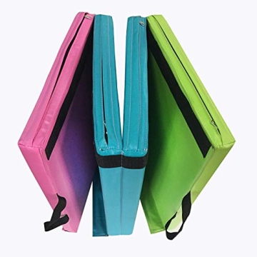 ZEYU SPORTS Kids Gymnastics Mat 2' x 6' x 1.8'' Portable Exercise