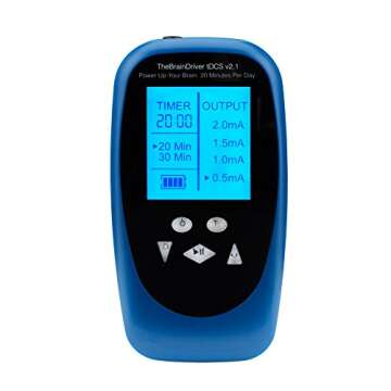 tDCS Device TheBrainDriver v2. tDCS Digital Precision + Safety Features. (Everything Included. Ready...