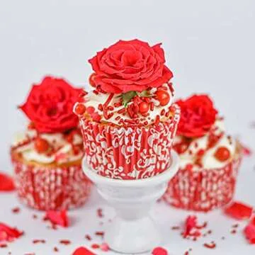Red Sprinkles for Valentine's Day Cake Decorating