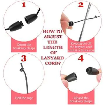 4 Teacher Lanyards for ID Badges and Keys - Rainbow Style