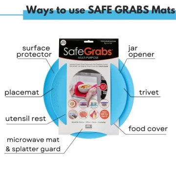 Shop Safe Grabs Silicone Microwave Mat | Kitchen Essential & Gift
