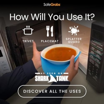 Shop Safe Grabs Silicone Microwave Mat | Kitchen Essential & Gift