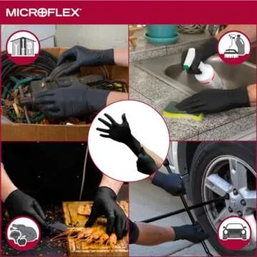 Ansell Microflex Onyx Disposable Nitrile Gloves - XL