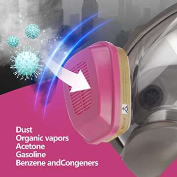 Respirator Cartridge for 6000 7000 FF-400 Series Effective Filters