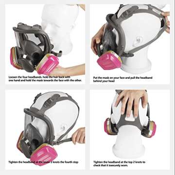 Respirator Cartridge for 6000 7000 FF-400 Series Effective Filters