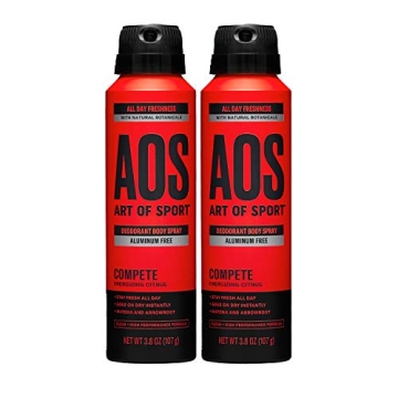 Art of Sport Citrus Body Spray - Aluminum Free & Natural Botanicals