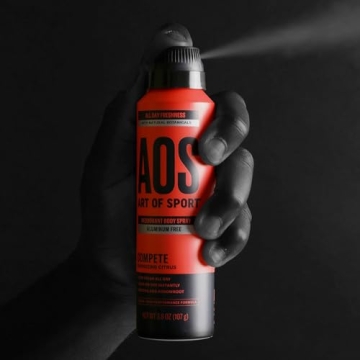 Art of Sport Citrus Body Spray Aluminum Free Natural Botanicals