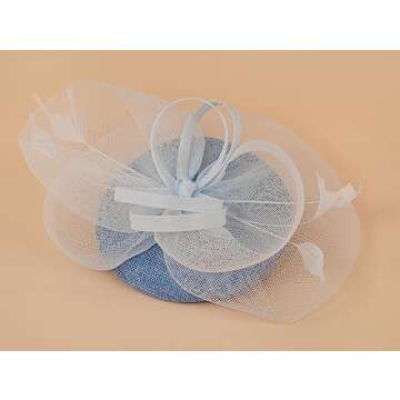 Cizoe Women's Handmade Kentucky Derby Fascinator Tea Party Hat