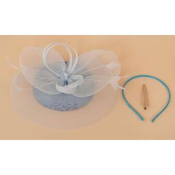 Cizoe Women's Handmade Kentucky Derby Fascinator Tea Party Hat