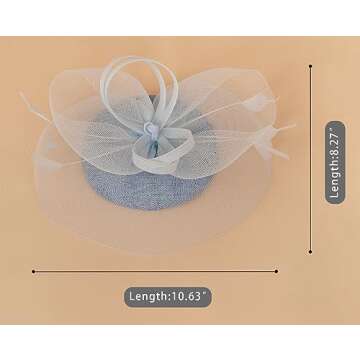 Cizoe Women's Handmade Kentucky Derby Fascinator Tea Party Hat