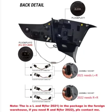 Stylish Custom LED Taillights for Tesla Model 3 & Y