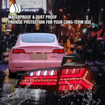 Stylish Custom LED Taillights for Tesla Model 3 & Y