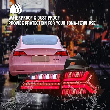 Stylish Custom LED Taillights for Tesla Model 3 & Y
