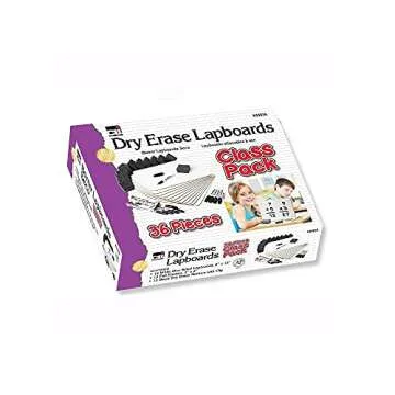 Charles Leonard Dry Erase Lapboard Class Pack for Classrooms