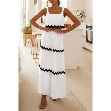 PRETTYGARDEN Women's 2 Piece Beach Outfit for Summer