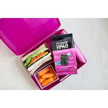 Ocean's Halo Organic Maui Onion Seaweed Snacks, 1 Case (12 Units)