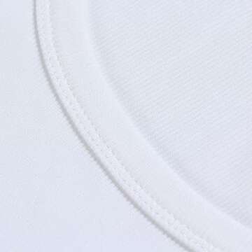 Roselux Women's Summer Scoop Neck Short Sleeve T-Shirts Ribbed Knit Slim Fitted Casual Basic Top White M