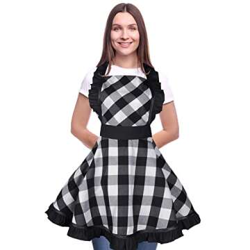 Violet Mist Vintage Apron for Women - Stylish & Practical