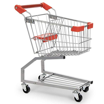 Milliard Metal Toy Shopping Cart for Kids Pretend Play