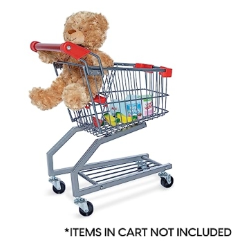 Milliard Metal Toy Shopping Cart for Kids Pretend Play