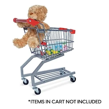 Milliard Metal Toy Shopping Cart for Kids Pretend Play