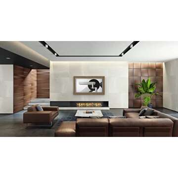 Deco TV Frames - Contemporary Bronze Smart Frame Compatible ONLY with Samsung The Frame TV (55", Fits 2017-2020 Frame TV)
