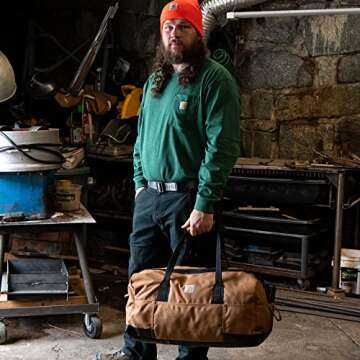 Carhartt Legacy Gear Bag Brown, 23-Inch