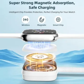 3 in 2 Multi Charging Cable for iPhone and Apple Watch