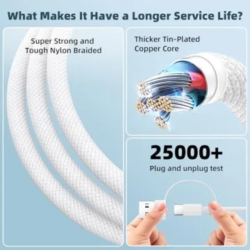 3 in 2 Multi Charging Cable for iPhone and Apple Watch