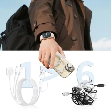 3 in 2 Multi Charging Cable for iPhone and Apple Watch