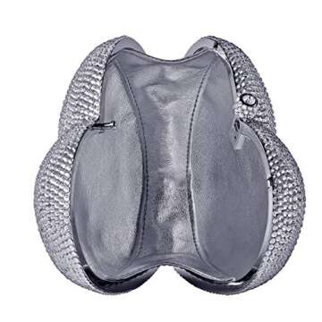 Heart Shaped Crystal Clutch for Weddings & Events